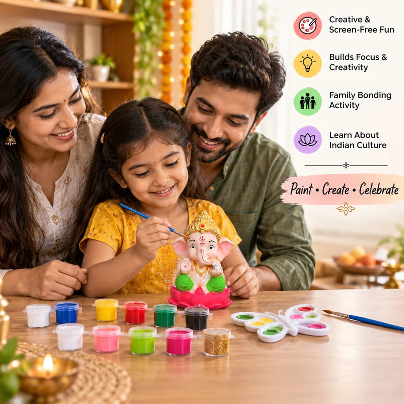 3D Ganesha DIY Painting Kit – Paint Your Own Little Ganesha