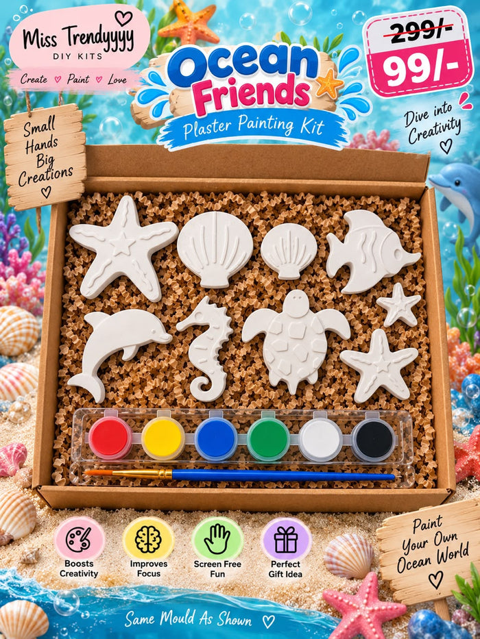 Ocean Friends DIY Painting Kit – Paint Your Own Sea Creatures